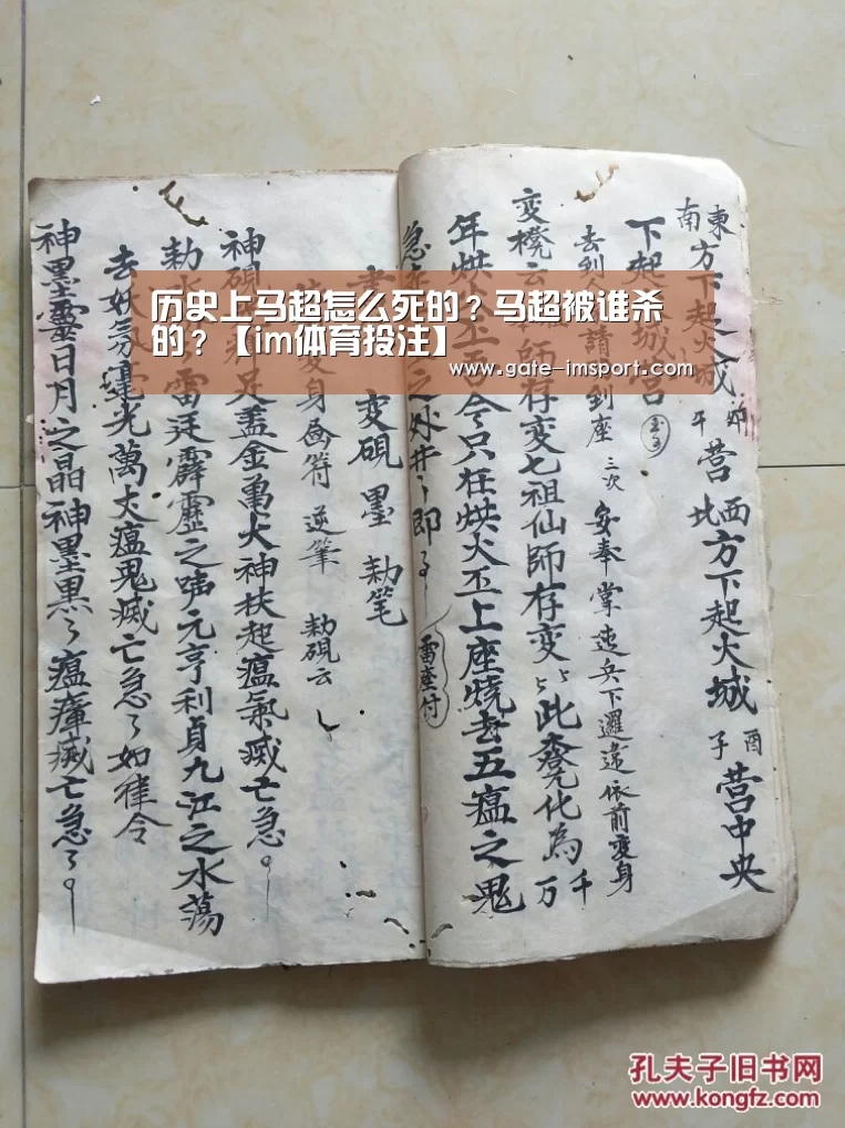 历史上马超怎么死的?马超被谁杀的?【im体育投注】(图3) 体育投注
